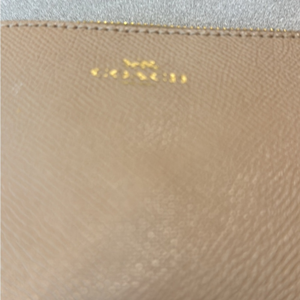 Coach Beige Wristlet - Picture 3 of 3